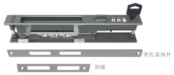 B176B 折叠纱门密码锁